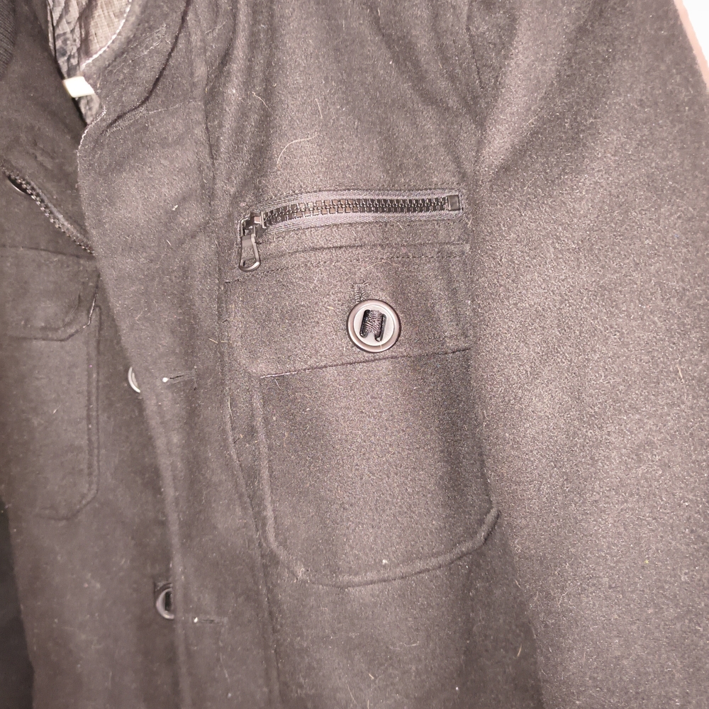 Rock & Republic Black Military-Style Field Jacket - Picture 4 of 7